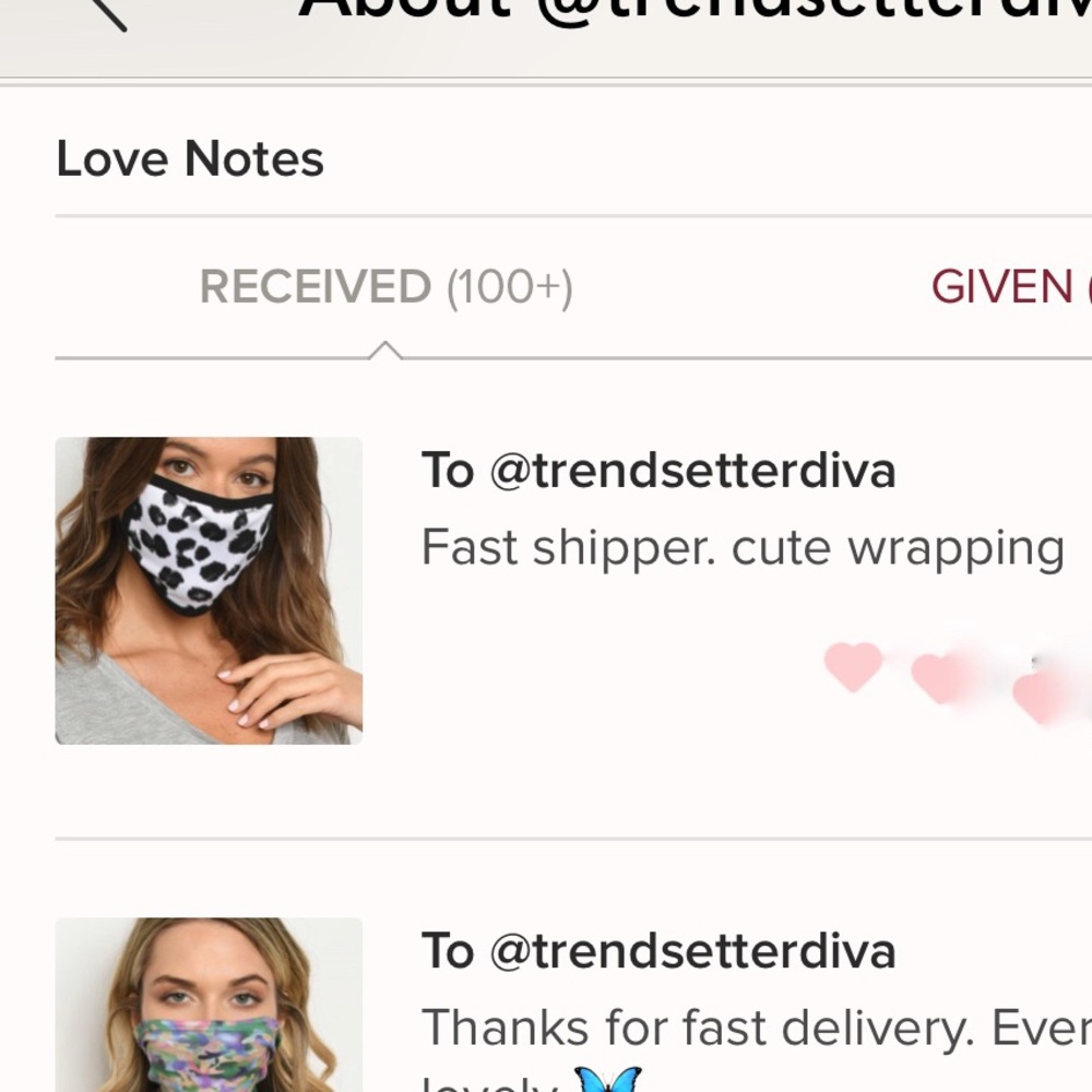 2 for $30. Black & white leopard print mask - Picture 8 of 11